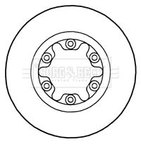 BORG & BECK Тормозной диск BBD4647